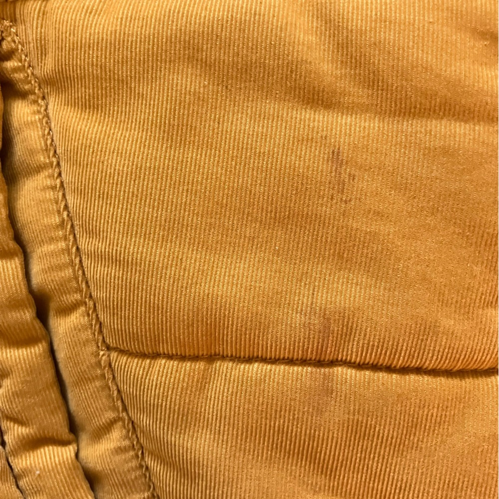 Pilcro Mustard Corduroy Puffer Vest - Picture 5 of 7